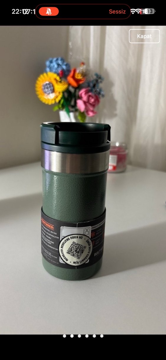 Stanley Yeşil Seyahat Termosu 236 ml - Görsel 2