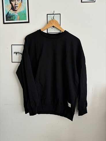 Siyah sweatshirt - Görsel 2
