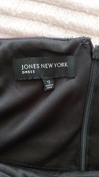 42 Beden JONES NEW YORKSaten drapeli elbise 42 beden