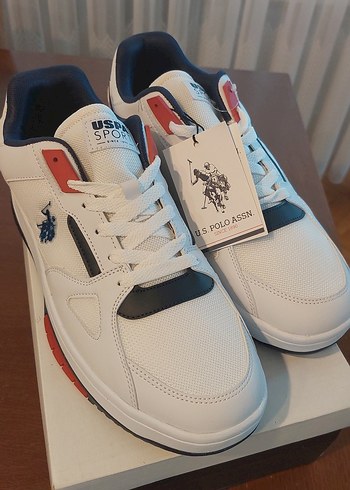 U.S Polo Assn. Beyaz Spor Ayakkabi