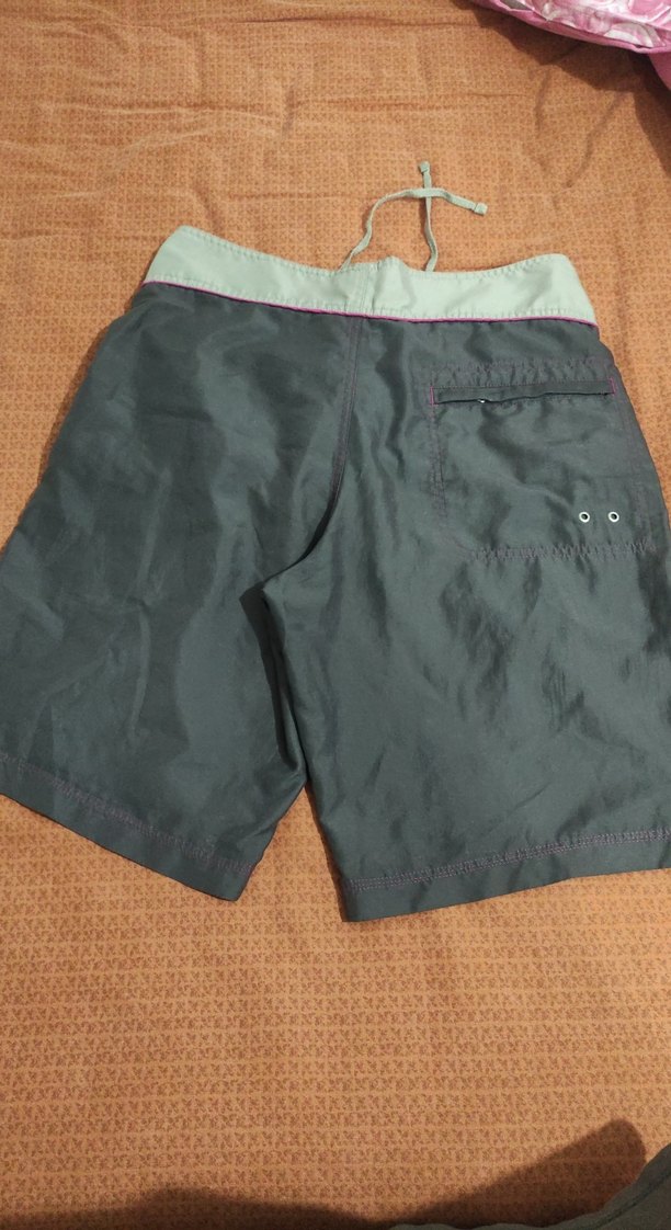 Bohem Gri Bağcıklı Mini Şort - Görsel 4