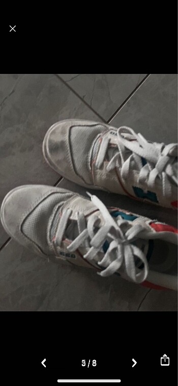 36,5 Beden New balance 550 spor ayakkabı
