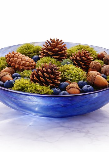 Mavi Tie-Dye Desenli Paşabahçe sunum tabağı. - Görsel 2