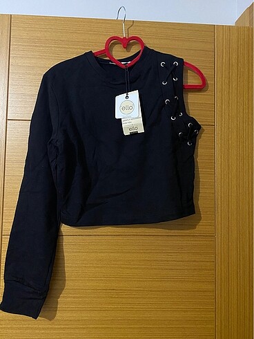 Tek kol crop bluz