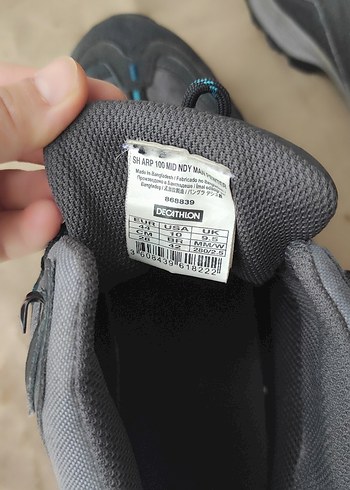 Gri Bağcıklı Erkek Outdoor Ayakkabısı - Görsel 3