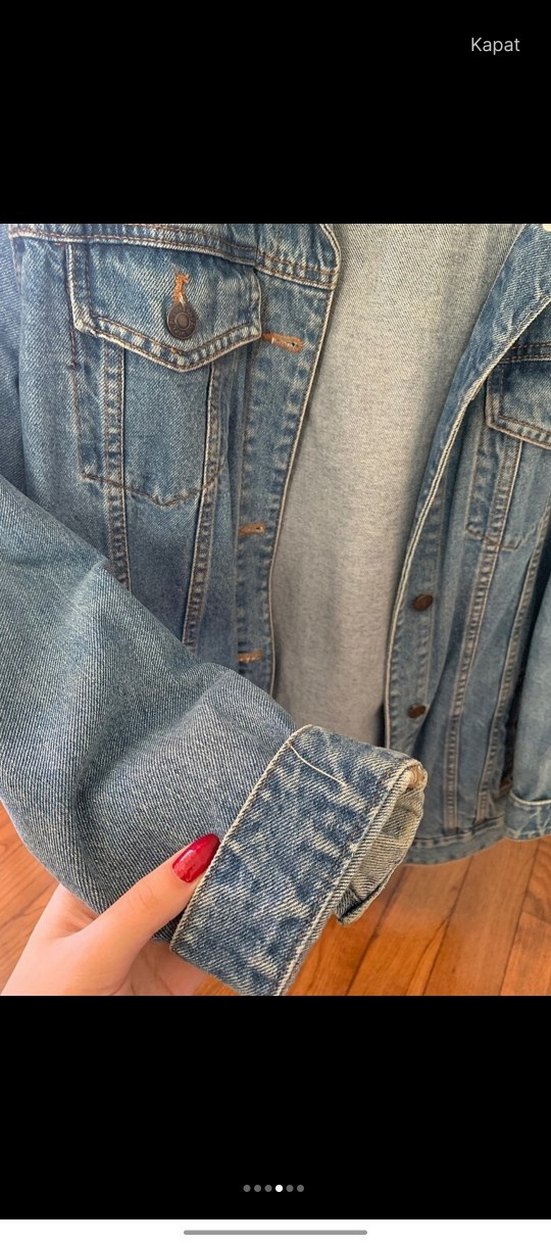 Pull&Bear Oversize Kot Ceket - Görsel 4