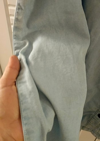 Düğmeli Uzun Keten Etek - Görsel 3