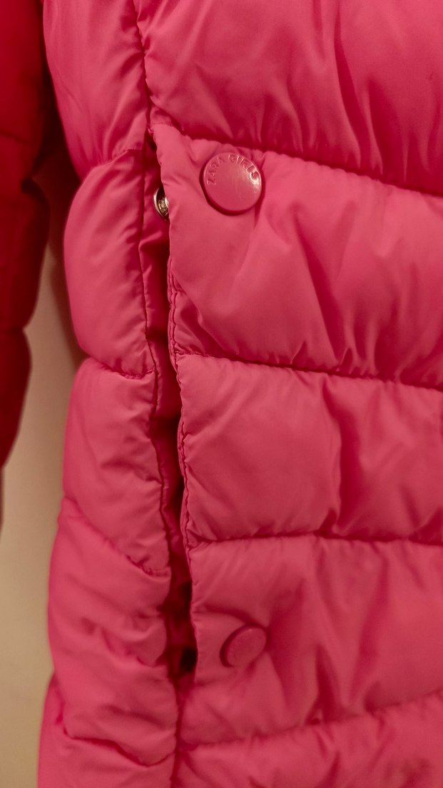 Zara Pembe Mont Kapüşonlu Fermuarlı - Görsel 2