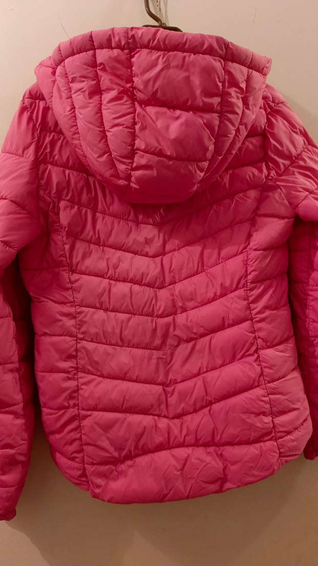 Zara Pembe Mont Kapüşonlu Fermuarlı - Görsel 5