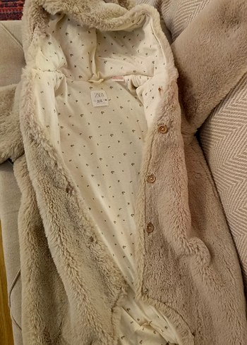 Zara baby unisex kürk tulum - Görsel 5