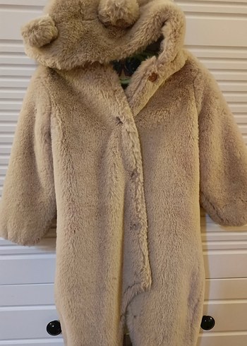 Zara baby unisex kürk tulum - Görsel 2