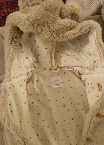 Zara baby unisex kürk tulum - Görsel 4