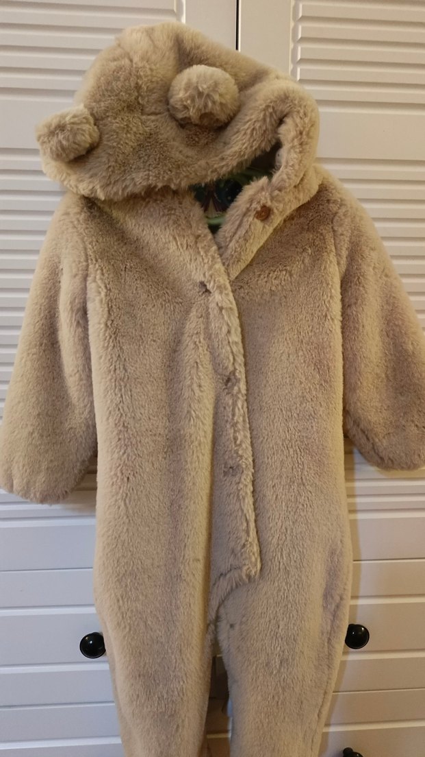 Zara baby unisex kürk tulum - Görsel 2