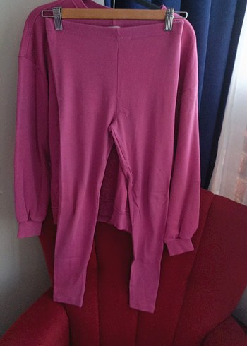 Kızlar için Pembe Rahat Eşofman Takımı - Görsel 3