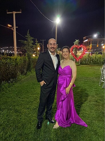 Fuşya abiye