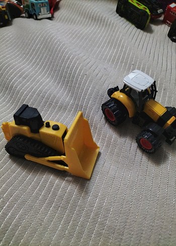 Renkli Sarı Oyuncak İnşaat Araçları Seti - Görsel 6