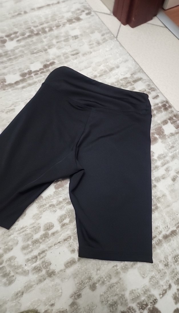 Siyah Mini  Spor Şortu - Görsel 4