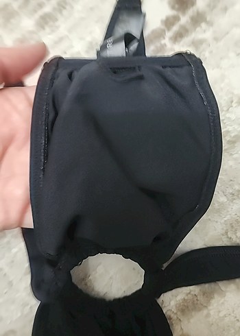 Uzun Kollu Siyah Kadın bikini üstü - Görsel 8