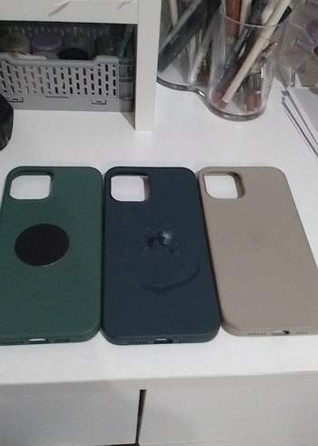 Düğmeli Koyu Yeşil Street Wear Telefon Kılıfı 12 pro max - Görsel 4