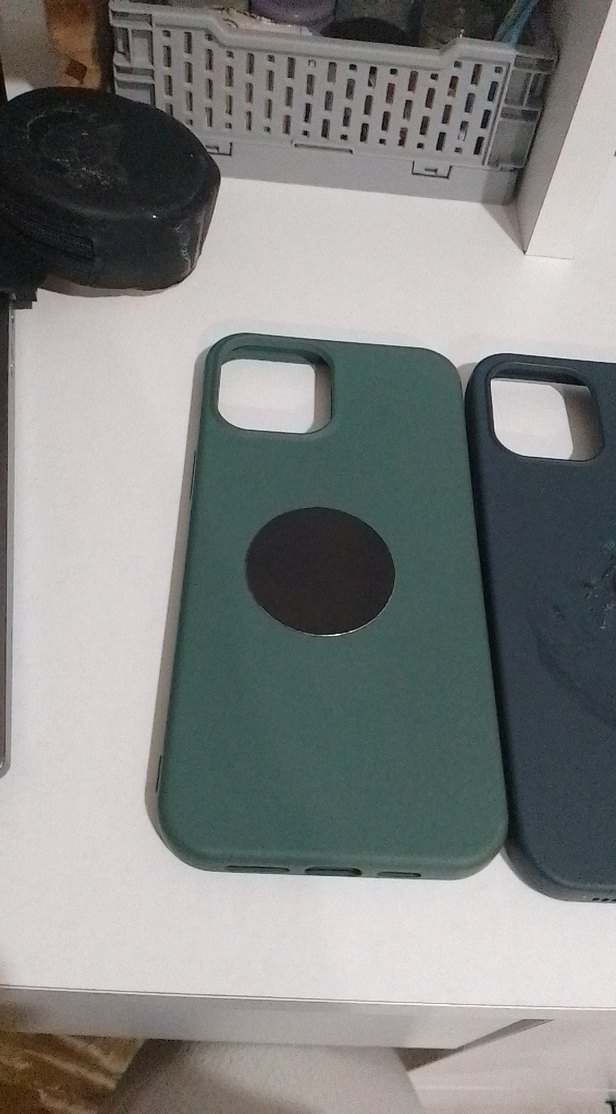 Düğmeli Koyu Yeşil Street Wear Telefon Kılıfı 12 pro max - Görsel 3