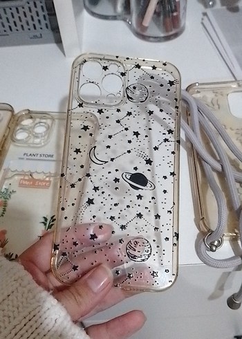 Boncuklu Bej Bohem Telefon Kılıfı - Görsel 5