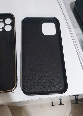 Siyah Payetli Street Wear Telefon Kılıfı - Görsel 5