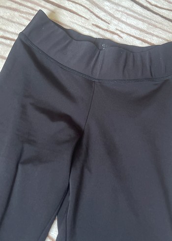 Siyah efil kumaştan eşofman altı - Görsel 4