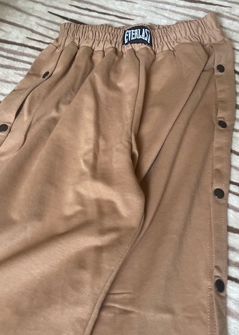 Düğmeli Kahverengi Kadın eşofman altı - Görsel 5