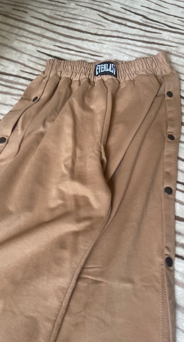 Düğmeli Kahverengi Kadın eşofman altı - Görsel 5