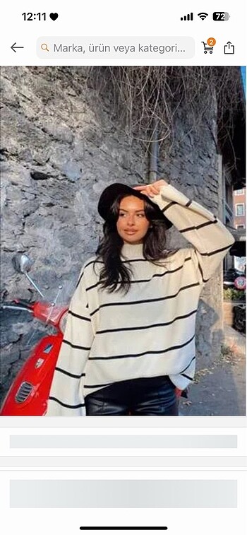 Çizgili kazak