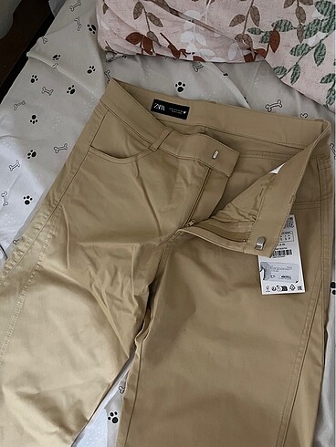 Zara Düşük cepli straight fit pantolon
