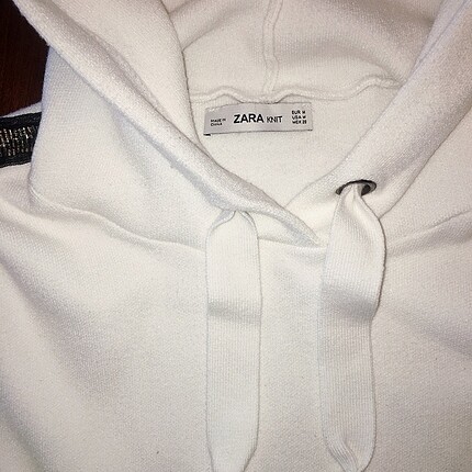 m Beden beyaz Renk Zara Kazak Sweatshirt