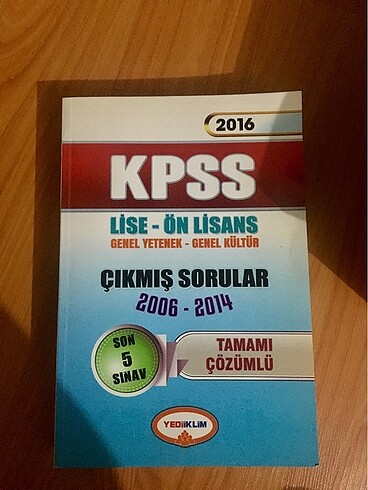 KPSS kitapları