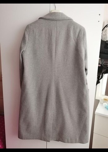 Gri Kadın Kaban - Görsel 5