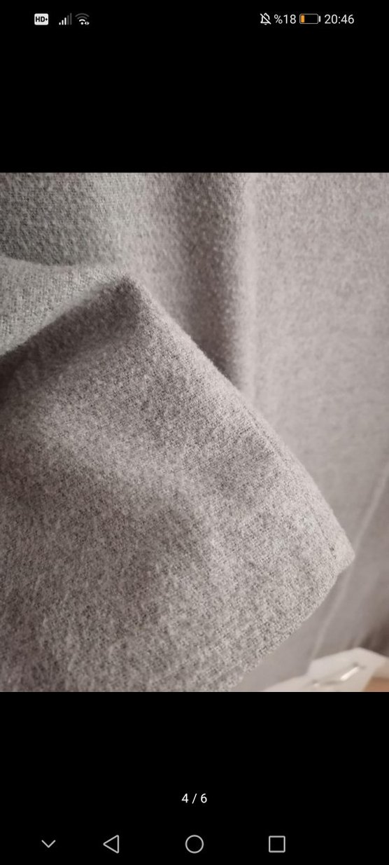 Gri Kadın Kaban - Görsel 3