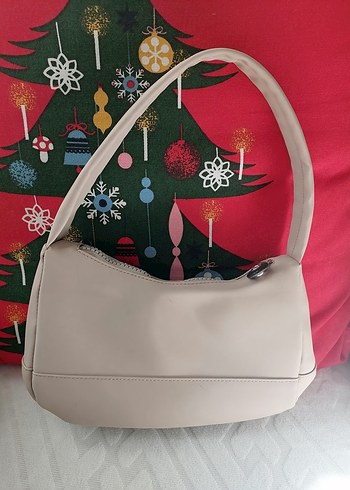 Bej Renkli Fermuarlı Kadın Çanta - Görsel 2