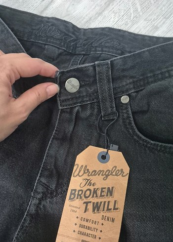 Gri Erkek Denim Pantolon, Regular Fit, Kemerli - Görsel 3
