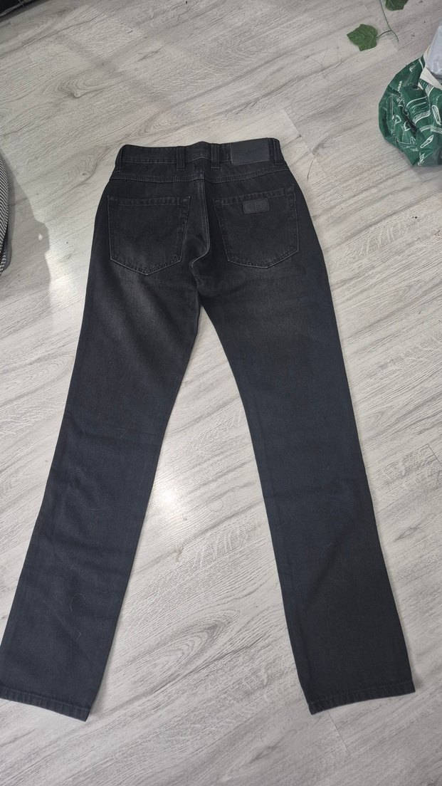 Gri Erkek Denim Pantolon, Regular Fit, Kemerli - Görsel 2