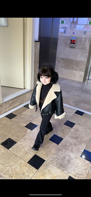 Zara Kürk biker ceket