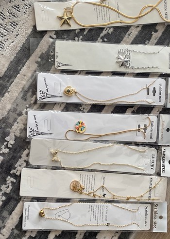 Bohem Zincir Detaylı Midi Altın Kolye
