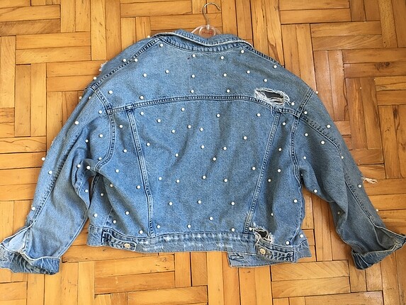 m Beden mavi Renk Pull and bear kot ceket