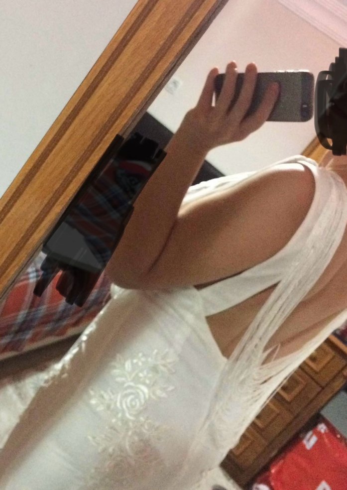 Dış çekim - nikah elbisesi beyaz tam kalıp - Görsel 5