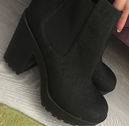 H&M Topuklu siyah bot