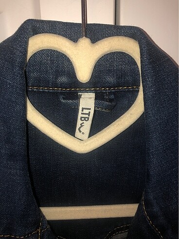 13-14 Yaş Beden lacivert Renk Ltb jeans orjinal kot ceket az kullanılmış