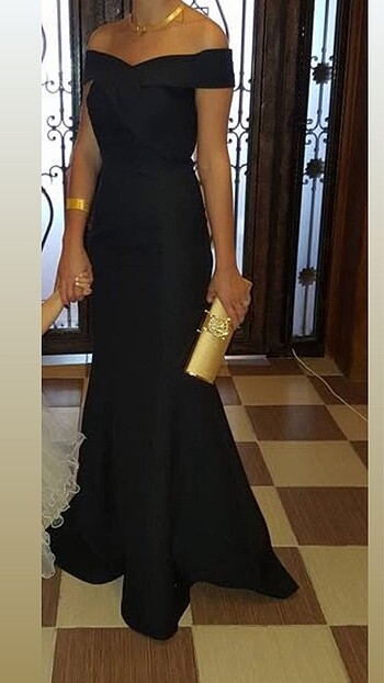 36 Beden Gece Balık elbise