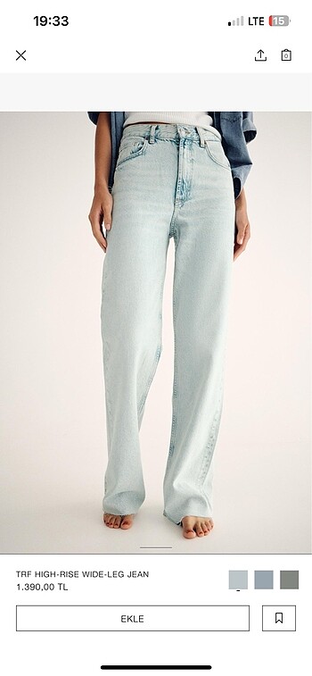 Zara wide leg Jean
