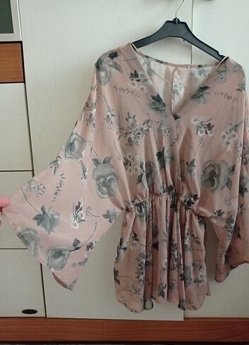 Saten Sateen Şifon Bluz