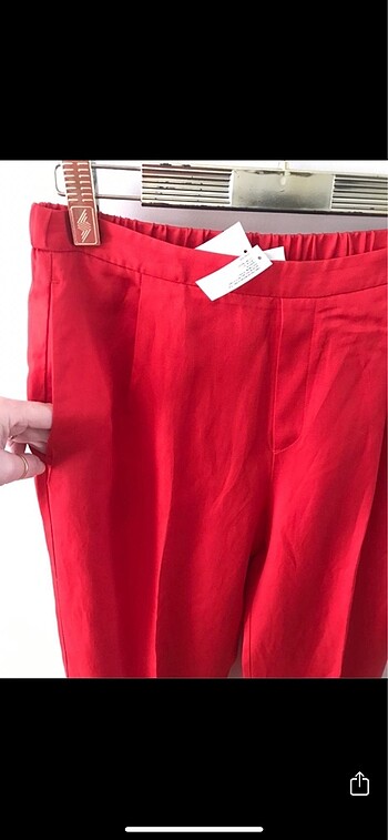 l Beden kırmızı Renk H&m pantolon
