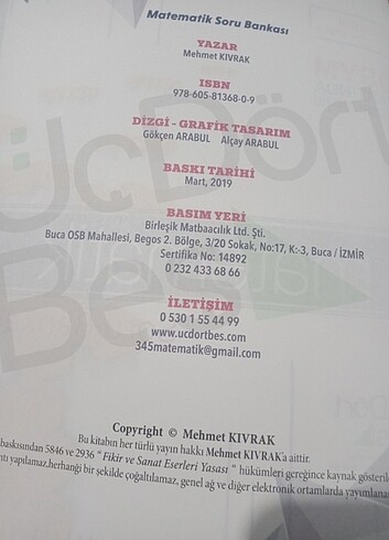 TYT Matematik Soru Bankası