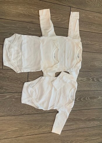 3 adet beyaz body - Görsel 5
